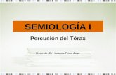 Semiologia i Percusion Del Torax