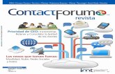 Revista ContactForum No. 55 Edición Septiembre - Octubre. Prioridad del CEO, Movilidad, Nube, Redes Sociales y Datos.