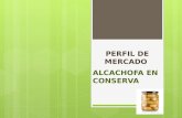 Terminado de Perfil de Mercado Alcachofa