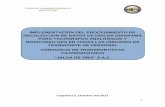 Implementacion  Manual de Tacógrafos JALCA DE ORO