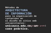 Presentación sobre Arquitectura de Información (aplicación de caso en Unicauca)