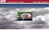 Hebreos Católicos: La conversión de Raphael Simon (z"l)