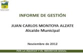 INFORME DE GESTIÓN 2012 Planeación Clausura