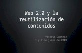 Web 2.0 y reutilización de contenidos