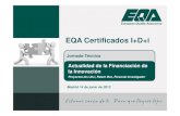 Jornada Financiación de la Innovación EQA Certification