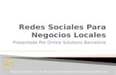 Marketing En Redes Sociales Para Negocios Locales