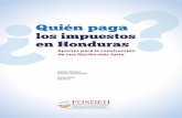 ¿Quién Paga los Impuestos en Honduras?