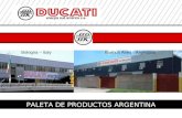 Paleta de Productos DUCATI Energia Sud America SA