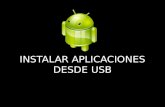 Instalar apps desde usb (android)