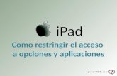 Como restringir el acceso del iPad
