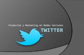 Promoción y Marketing con Twitter