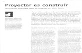 Proyectar Es Construir - Helio Piñon