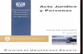 1212. Acto Jurídico y Personas (guía de estudios)