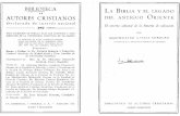 Garcia Cordero, Maximiliano - La Biblia y El Legado Del Antiguo Oriente