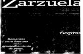Zarzuela-Romanzas Para Soprano (Songbook)