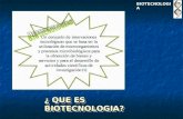 CARACTERISTICAS DE LA BIOTECNOLOGIA