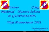 Colegio Guadalupe - Viaje Promocional 1961