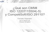 Conferencia sobre CMMI, ISO 12207/ISO 15504 y COMPETISOFT /ISO 29110