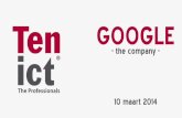 Presentatie Google | The company
