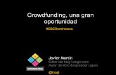 Crowdfunding, una gran oportunidad | Javier Martin | EBEDominicana