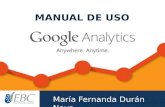 Manual google analytics