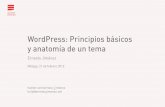 Principios básicos y anatomía de un tema de WordPress