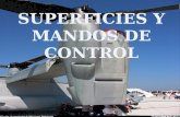 Superficies y mandos de control de un avion