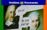 Hobbes - Rousseau. 12 ideas comparativas
