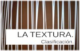 Texturas clasificaci³n
