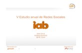 V Estudio Anual de Redes Sociales de IAB Spain y Elogia