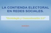 La contienda electoral en redes sociales by cristo leon