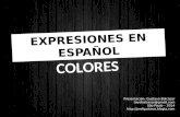 Expresiones en Español con colores