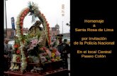 Homenaje a Santa Rosa de Lima