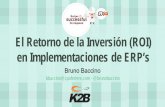 144 El retorno de la inversión (ROI) en implementaciones de ERP’s