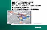 Restricciones del Entorno a la Competitividad Empresarial en AL