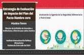 Guatemala - Panel 2 - Estrategia de evaluación del impacto del Plan del Pacto Hambre Cero
