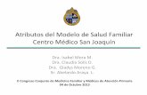 Atributos del Modelo de Salud Familiar en Centro Médico San Joaquín