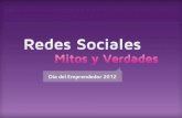 Charla en Día del Emprendedor 2012: Redes Sociales, Mitos y Verdades
