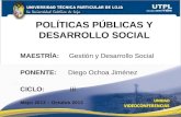 Políticas públicas y desarrollo social