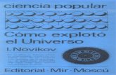 Como explotó el universo-Nóvikov-Editorial Mir