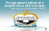 Programa verano Medina de Pomar 2012