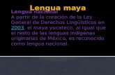 Lengua maya