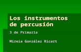 Multimedia-Los instrumentos de percusión