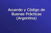 Acuerdo y Código de Buenas Prácticas (Argentina)