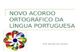 Novo acordo ortografico da lingua portuguesa concluido