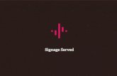 Signage Served - Cartelería Digital (Digital Signage) para Hoteles, Restaurantes y Bares.