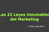 22 Leyes inmutables del Marketing