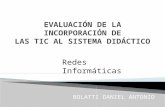 Evaluación de la Integración de las TIC en el Sistema Didáctico
