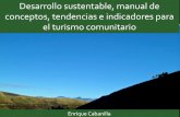 Manual de desarrollo sustentable turismo comunitario