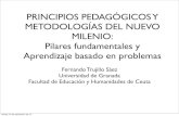 Principios pedagógicos y metodologías del nuevo milenio: pilares fundamentales y aprendizaje basado en problemas